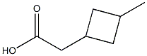 2-(3-methylcyclobutyl)acetic acid Structure