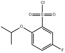 5-fluoro-2-(propan-2-yloxy)benzene-1-sulfonyl chloride Structure