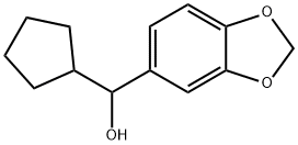 (2H-1,3-benzodioxol-5-yl)(cyclopentyl)methanol Structure