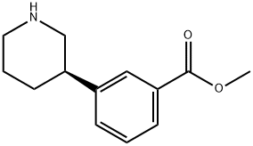 methyl (R)-3-(piperidin-3-yl)benzoate 구조식 이미지