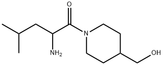 2-amino-1-[4-(hydroxymethyl)piperidin-1-yl]-4-methylpentan-1-one Structure