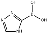 Boronic acid, B-1H-1,2,4-triazol-5-yl- Structure