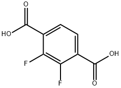 1,4-Benzenedicarboxylic acid, 2,3-difluoro- Structure