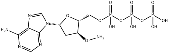 3'-O-Amino-2'-deoxyadenosine 5'-triphosphate 구조식 이미지