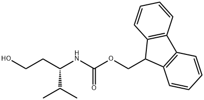 Fmoc-(S)-3-amino-4-methylpentan-1-olhydrochloride Structure