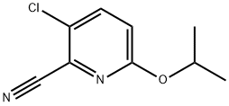 3-chloro-6-(propan-2-yloxy)pyridine-2-carbonitrile Structure