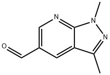 1,3-dimethyl-1H-pyrazolo[3,4-b]pyridine-5-carbaldehyde Structure