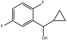 cyclopropyl(2,5-difluorophenyl)methanol Structure