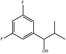 1-(3,5-difluorophenyl)-2-methylpropan-1-ol Structure