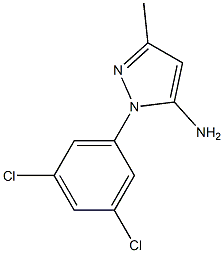 1-(3,5-dichlorophenyl)-3-methyl-1H-pyrazol-5-amine Structure