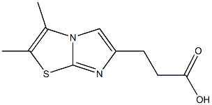 3-(2,3-Dimethylimidazo[2,1-b][1,3]thiazol-6-yl)propanoic acid Structure