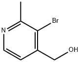 4-Pyridinemethanol, 3-bromo-2-methyl- Structure