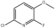 6-chloro-2-fluoro-3-methoxypyridine Structure