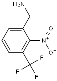 2-Nitro-3-(trifluoromethyl) benzylamine Structure