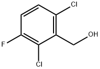 2,6-Dichloro-3-fluorobenzenemethanol Structure