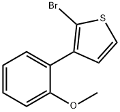 2-Bromo-3-(2-methoxyphenyl)thiophene Structure