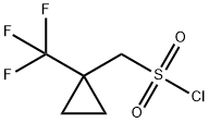 [1-(trifluoromethyl)cyclopropyl]methanesulfonyl chloride Structure