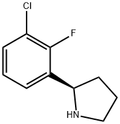 2-(3-chloro-2-fluorophenyl)pyrrolidine 구조식 이미지