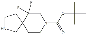 tert-butyl 6,6-difluoro-2,8-diazaspiro[4.5]decane-8-carboxylate Structure