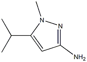 5-isopropyl-1-methyl-1H-pyrazol-3-amine 구조식 이미지