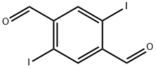 2,5-diiodo-1,4-benzenedicarboxaldehyde 구조식 이미지