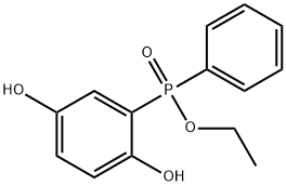 2,5-Dihydroxyphenyl-ethyl phenyl phosphinate Structure