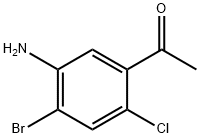1-(5-Amino-4-bromo-2-chloro-phenyl)-ethanone Structure
