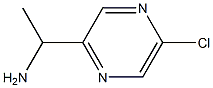 1-(5-chloropyrazin-2-yl)ethan-1-amine 구조식 이미지