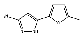 4-methyl-3-(5-methylfuran-2-yl)-1H-pyrazol-5-amine Structure