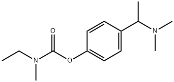 4-(1-(dimethylamino)ethyl)phenyl ethyl(methyl)carbamate 2,3- dihydroxysuccinate Structure