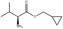 cyclopropylmethyl (2S)-2-amino-3-methylbutanoate Structure