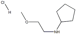 N-(2-methoxyethyl)cyclopentanamine hydrochloride Structure