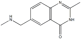 2-methyl-6-[(methylamino)methyl]-3,4-dihydroquinazolin-4-one 구조식 이미지