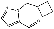 1-(cyclobutylmethyl)-1H-pyrazole-5-carbaldehyde Structure