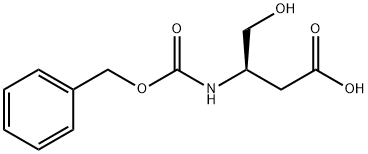 (R)-3-(((benzyloxy)carbonyl)amino)-4-hydroxybutanoic acid Structure