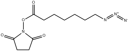 2,5-Dioxopyrrolidin-1-yl 7-azidoheptanoate Structure