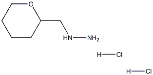 ((tetrahydro-2H-pyran-2-yl)methyl)hydrazine dihydrochloride 구조식 이미지