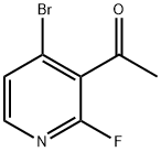 1-(4-bromo-2-fluoropyridin-3-yl)ethan-1-one Structure
