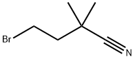 4-bromo-2,2-dimethylbutanenitrile Structure