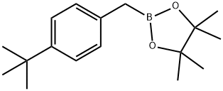 2-(4-(tert-butyl)benzyl)-4,4,5,5-tetramethyl-1,3,2-dioxaborolane 구조식 이미지