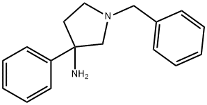 1-benzyl-3-phenylpyrrolidin-3-amine Structure