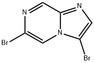3,6-Dibromoimidazo[1,2-a]pyrazine 구조식 이미지