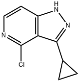 4-chloro-3-cyclopropyl-1H-pyrazolo[4,3-c]pyridine 구조식 이미지