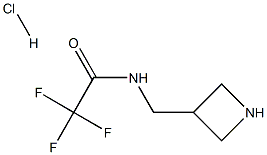 N-[(azetidin-3-yl)methyl]-2,2,2-trifluoroacetamide hydrochloride 구조식 이미지
