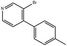 3-Bromo-4-(4-tolyl)pyridine 구조식 이미지