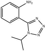 2-[1-(propan-2-yl)-1H-1,2,3,4-tetrazol-5-yl]aniline 구조식 이미지