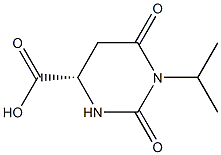 (S)-1-Isopropyl-2,6-dioxohexahydropyrimidine-4-carboxylic acid 구조식 이미지