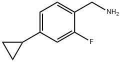 (4-cyclopropyl-2-fluorophenyl)methanamine Structure