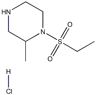 1-(ethylsulfonyl)-2-methylpiperazine hydrochloride Structure