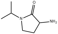 3-AMINO-1-ISOPROPYLPYRROLIDIN-2-ONE 구조식 이미지